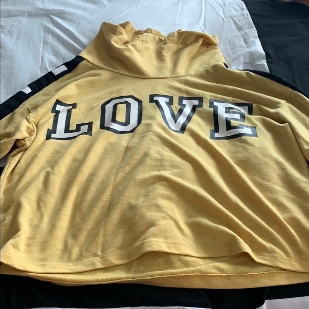 Yellow love sweater